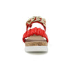 BRENDA-21 Women's Open Toe Platform Sandal With Chain - Yoki 