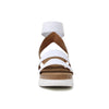 Women's Brenda-05 Platform Open Toe Flatform Sandal With 3 Elastic Straps. - Yoki 