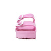 Women's Brenna Platform Sandal With Double Buckle. - Yoki 